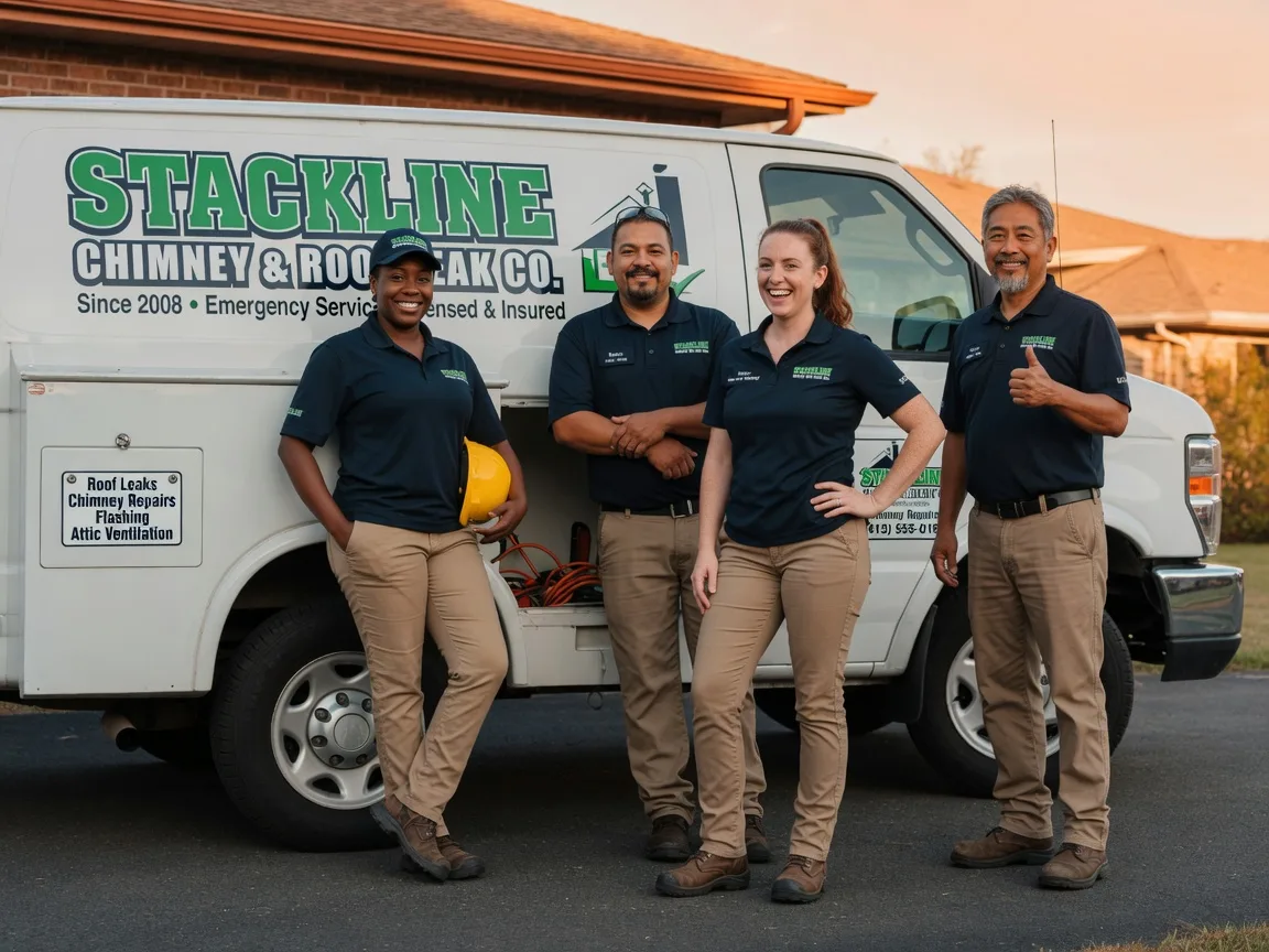 Chimney flashing repair company in Newcastle, NE